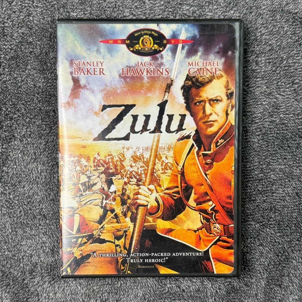 Zulu DVD 1964 MGM Widescreen Michael Caine Stanley Baker Jack Hawkins War